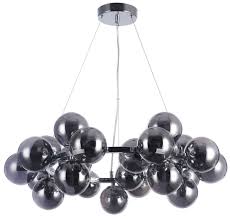 Wohnzimmer hängelampe test, vergleich, oder kaufratgeber!? Casa Padrino Wohnzimmer Hangeleuchte Silber Schwarz O 69 X H 23 8 Cm Hangelampe Mit Kugelformigen Lampenschirmen