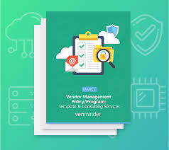 Get started with this product demo. Vendor Management Policy Program Template Consulting