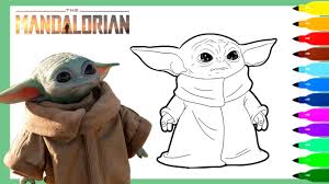 This looks normal to me. Coloring Baby Yoda Mandalorian Coloring Pages Youtube