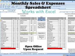 Monthly Sales And Expenses Spreadsheet Summarizes Etsy Etsy Spreadsheet Finance Infographic Finance Organization Printables