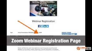 Check spelling or type a new query. Zoom Webinar Registration Page Youtube