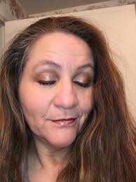 Everyone run and grab you a Warm Gold shimmer Shadowsense you will swoon I  promise! Eyes Warm gold shimmer Denim Sandstone pearl shimmer Bandana  Shimmer Deep cobalt mascara