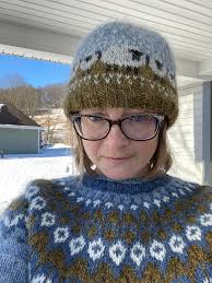 Family photos in hand-knit Icelandic Lopi sweaters