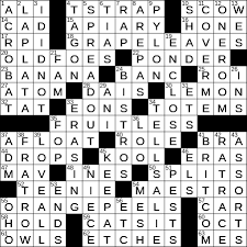 0130 19 Ny Times Crossword 30 Jan 19 Wednesday Nyxcrossword Com