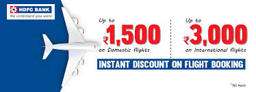 Makemytrip is now providing hdfc bank credit card offers on both domestic and international flight bookings which would be valid from 26th july to 29th july 2017. Flights Hotels Holiday Offers For August 2021