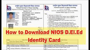 How To Download Nios D El Ed Identity Card By Nios Guru Don't let failure worry you. cyberspace and time