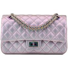 Chanel Light Purple Mermaid Iridescent Goatskin Medium 2 55 Reissue 6 150 Liked On Polyvore Featuring B Iridescent Chanel Quilted Handbags Chanel Purse