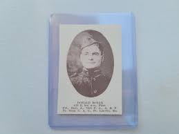 Donald McRae Flint Michigan 1920 WW1 Hero Panel