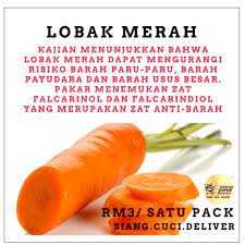 Klik untuk dapatkan berita pantas linkin.bio/lobakmerahmy. Antara Khasiat Lobak Merah Sedap Barang Dapur Basah Facebook