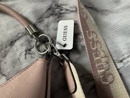 Purse Handbag Crossbody Guess Women Bag Satchel Monica Mini SF947669 Pink