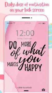 Wallpaper for girls phone with quotes. Lock Screen Wallpaper For Girls With Quotes Pour Android Telechargez L Apk