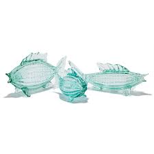 Citi pirkumipie two fish art glass. Aqua Fish Art Glass Asst 3 Styles