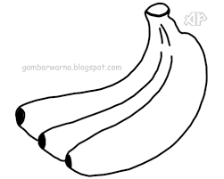 Guru & pendidikan untuk masa depan yang lebih baik. Gambar Mewarnai Buah Pisang Sukagambarku