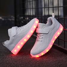 Kids Light Up Led Sport Shoes Girls Boys Mesh Sneakers Flash Shoes Alexnld Com