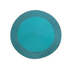 Buy today & save, plus get free shipping offers at orientaltrading.com. Ih Casa Decor Vinyl Round Placemat With Border Teal Set Of 12 The Home Depot Canada