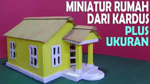 Kesan simpel ini terlihat dari modelnya yang cukup sederhana, dengan layout yang efisien dan terus terang. Cara Membuat Miniatur Rumah Dari Kardus Bekas Plus Ukuran Youtube