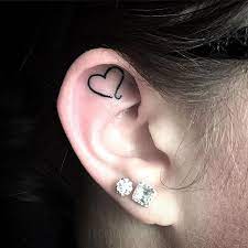27 Ear Tattoo Ideas That Are Whispering For Your Attention Ear Tattoo Ideas Tattoo Ear Ear Tattoo