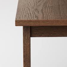 Lunnarp Side Table Brown 21 5 8x17 3 4 Ikea In 2020 Side Table Dinning Tables And Chairs Brown Side Table