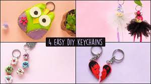 Ventuno Art Youtube Easy Diy Keychain Diy