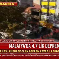 Malatya'da 5.2 büyüklüğünde deprem meydana geldi. Son Dakika Deprem Haberleri Kandilli Malatya Deprem Ile Sarsildi Gundem Haberleri