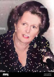 Thatcher portrait hi-res stock photography and images