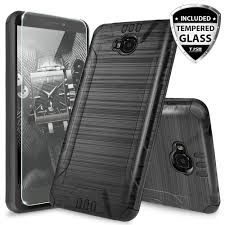 Direct unlock / read unlock codes / calculate unlock code by imei / read user code / format ffs / flash and backup / service. Huawei Ascend Xt H1611 Case With Tjs Tempered Glass Screen Protector Dual Layer Shockproof Tough Brushed Hybrid Armor Drop Protection Case Cover Not For Huawei Ascend Xt2 H1711 Black Buy Online In