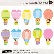 Black And White Transparent Hot Air Balloon Clipart Animal In Hot Air Balloon Clipart Hot Air Balloon Animal Etsy Hot Air Balloon Clipart Balloon Clipart Balloon Illustration