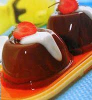 Resep Puding Coklat Saus Vanila Puding Coklat Puding Resep