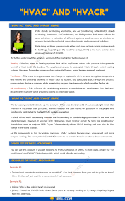 How much does a hvac installer make? Hvac And Hvacr What Does These Acronyms Mean And Stand For 7esl