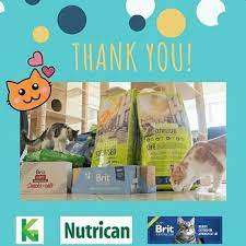 A Big Thank You To Ktenas Group For Delivery Of Nutrican And Brit Premium Cat Food To Our Greek Sanctua Fundraising Donations Fundraising Companies Cat Shelter