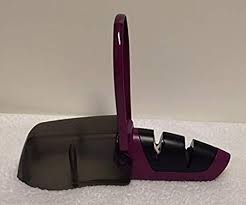 On the other hand, if you're a professional chef, you might be sharpening knives daily and not mind taking up a bigger chunk of space for a larger sharpener. Tupperware All In One Knife Sharpener Review Knife Sharpening Tupperware Sharpener