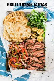 Steak Fajitas Are Good But Grilled Steak Fajitas Are Better Tender Flank Steak Makes A Great Fajita Protein With Cha Steak Fajitas Fajita Recipe Beef Fajitas