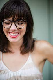 Long Bob With Bangs Bangs And Glasses Hairstyles With Bangs Hair Styles