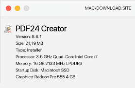 Free pdf creator & converter 100% free pdf creator & pdf converter. Download Pdf24 Creator 8 6 1 For Free From Mac Download Site