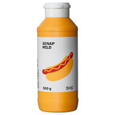 Senap Mild Mild Mustard Ikea Mustard Homemade Mustard Hot Dog Buns