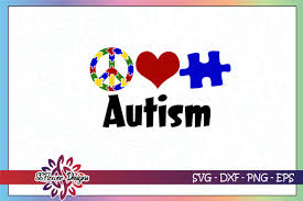 Peace Love Puzzle Autism Graphic By Ssflower Creative Fabrica