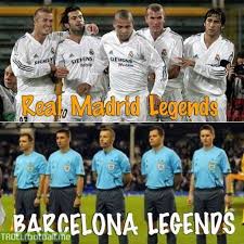 Share all sharing options for: Real Madrid And Barcelona Legends Troll Football