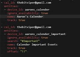 My Google Calendar Integration Configuration Home Assistant Community
