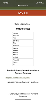 Georgia My Pua Benefit Determination Letter Was Mailed On 05 08 2020 And I Have Been Claiming Every Week About 6 Weeks Now And Still Haven T Received A Payment My Effective Date Use To