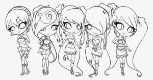 Anime Girls Groups Drawing Transparent Png 1024x581 Free Download On Nicepng