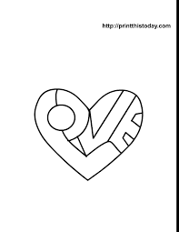 Five easter eggs in grass 3. Love Heart Coloring Pages Coloring Home