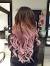 Brown Hair Pink Hair Tips