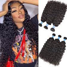 If you're not satisfied with our product, please. Amazon Com Water Wave Human Hair 3 Bundles 12 14 16 Inch 100 Unprocessed Human Hair Extensions For Women 100g Bundles 8a Brazilian Wet And Wavy Water Curly Human Hair Bundles Natural Black