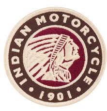 Circle Icon Patch By Indian Motorcycle Embroidered Textile Logo 1901 Graphic Indian Motorcycle Motorcycle Wedding Motorcycle Decor