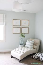 The custom cabinetry is painted cloud white. Benjamin Moore Silver Crest Bedroom Paint Colors Master Master Bedroom Colors Room Colors