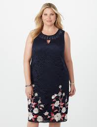 Plus Size Embellished Lace Dress Dressbarn With Images Lace Dress Dresses Trending Outfits