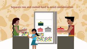 Cooking food, food safety meat, how to handle raw meat, how to store raw meat in fridge, meat cross contamination, raw and cooked food storage, raw meats and poultry should be stored. Separate Raw And Cooked Food To Avoid Contamination Youtube