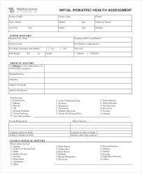 Free 39 Free Health Assessment Forms Pdf
