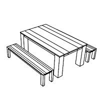 This picnic table cover is perfect for party in the independent day. Outdoor Picnic Table Covers Custom Made
