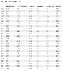 nfinity shoe size chart all about the best shoes this year